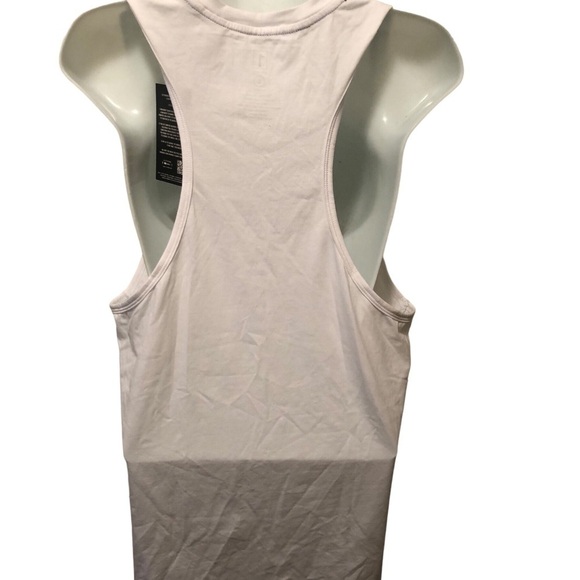 1st Phorm White Racerback Performance Tank Top Size S Stretch Active Athletic - Picture 2 of 5